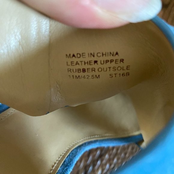 Michael Kors Josephine Blue Suede Platform Wedge - Picture 5 of 13